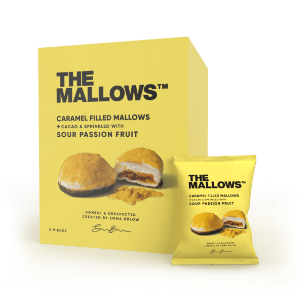 The Mallows - Caramel Filled Mallows + Sour Passion Fruit (5 Stück)